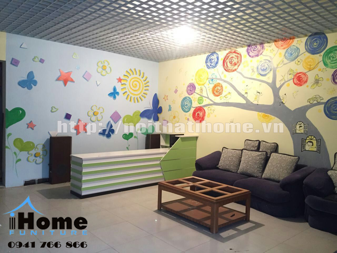quầy lễ tân hải phòng